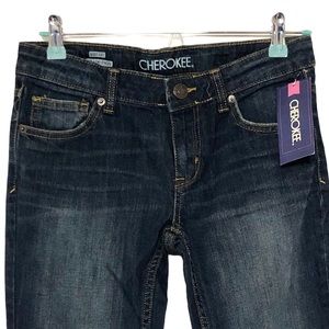 NWT Cherokee Boot Cut Med Wash Jeans Denim Girls